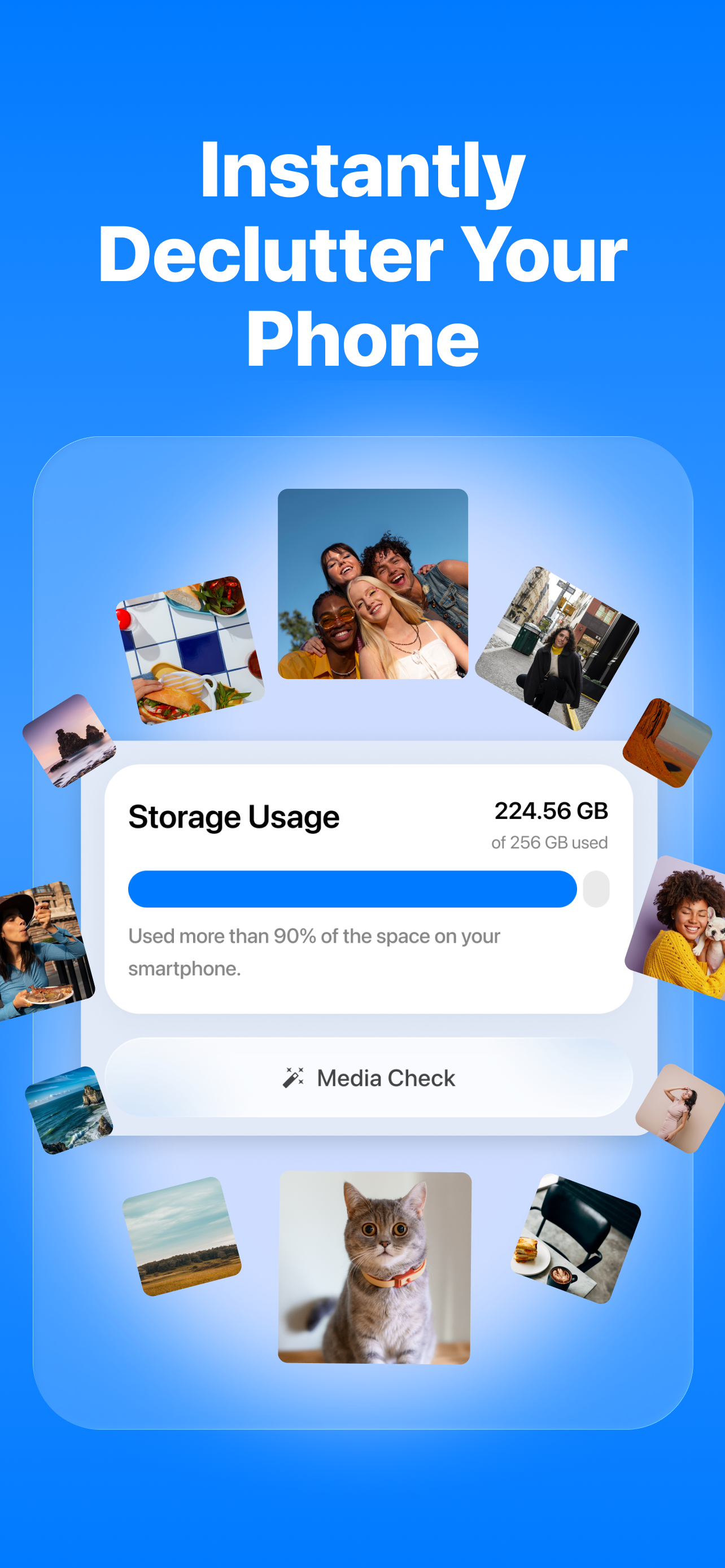 Oxio app screenshot showing clean interface